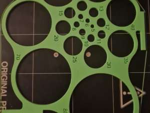Hole Sizer, Template, Circle Template 5mm To 80mm