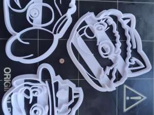 Paw Patrol print Cookie Cutters CupCake Cake Decorating Fondant UK