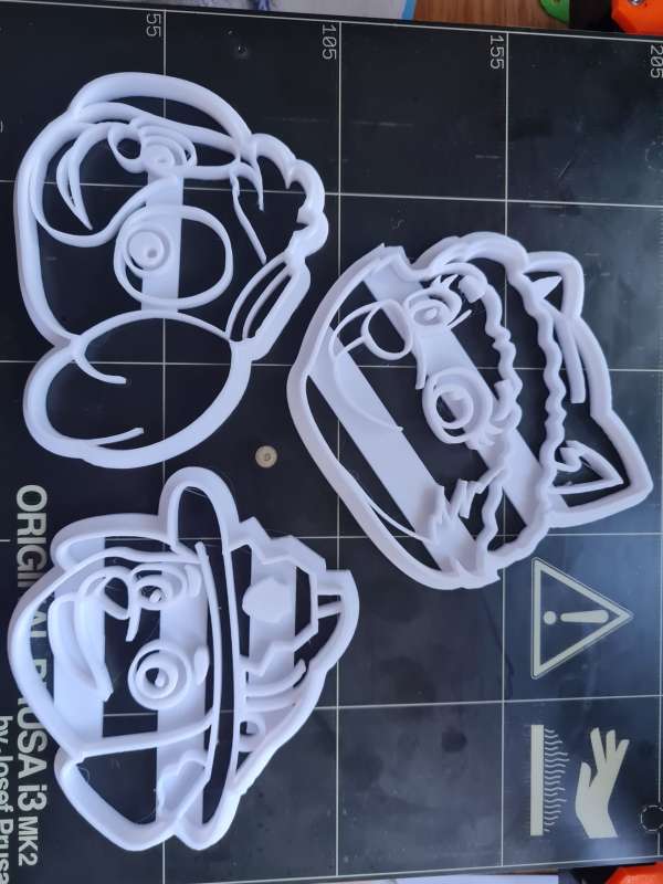 Paw Patrol print Cookie Cutters CupCake Cake Decorating Fondant UK